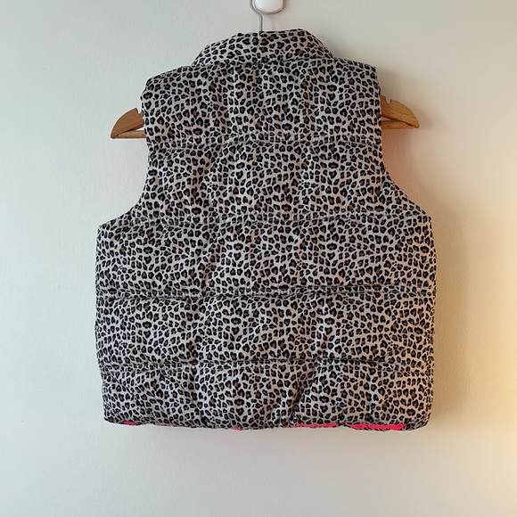 GAP Kids Leopard Print Vest with Pink Lining - Picture 4 of 4